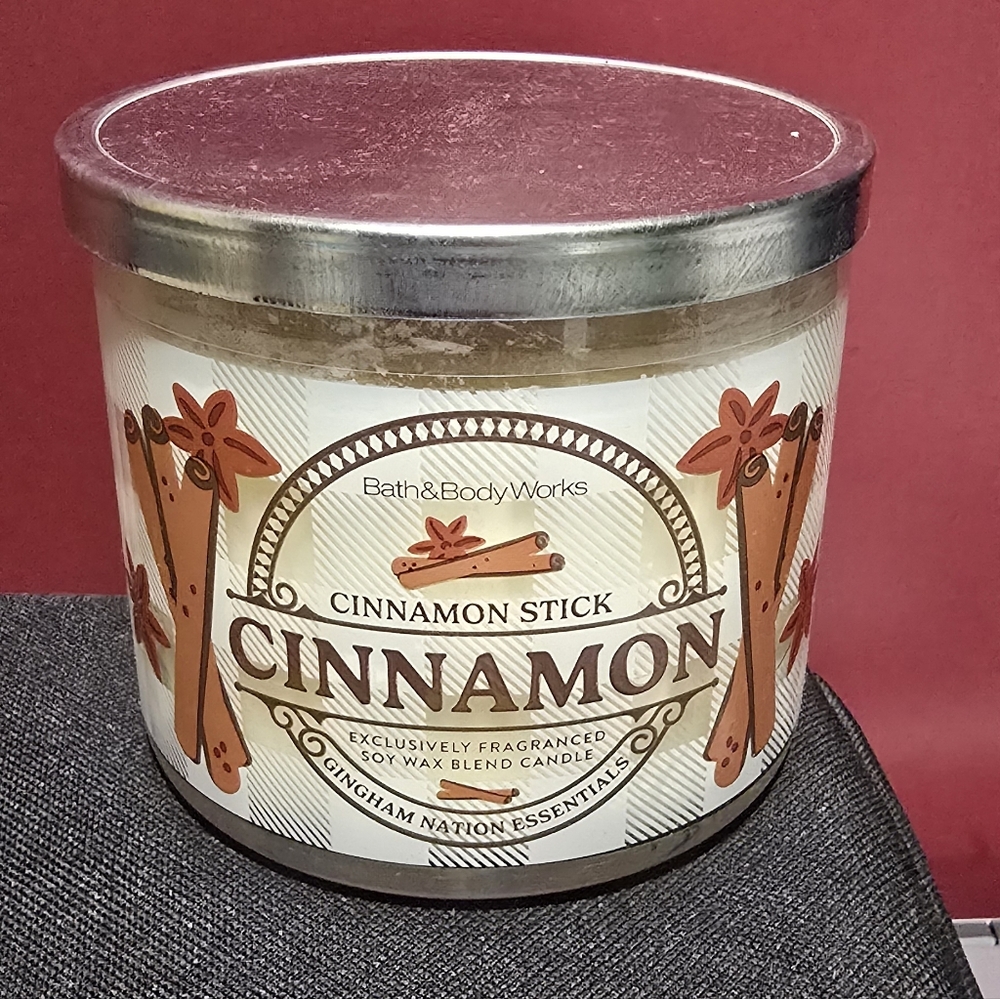 BBW Cinnamon Stick 3 Wick Candle